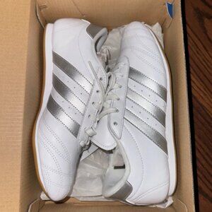Size 6.5 - Adidas Taekwondo Lace White Silver Metallic Gum W (Brand New)
